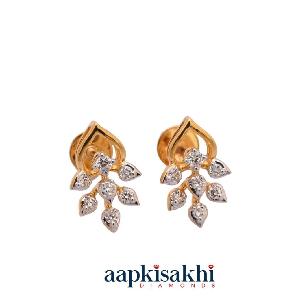 Large Flower Diamond Stud Earrings – Jackson Hole Jewelry Company